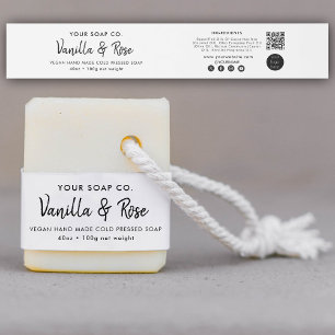 Bandeau De Faire-part Modèle de bande de savon de la barre cosmétique Ét