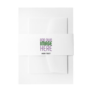 BANDEAU DE FAIRE-PART MODÈLE DE TEXTE D'IMAGE BLANCHE SIMPLE MODERNE