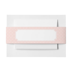 Bandeau De Faire-part Modelez avec le pois blanc 2