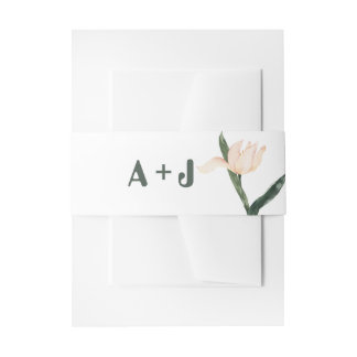 Bandeau De Faire-part Modren blush pink floral