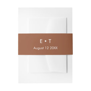 Bandeau De Faire-part Monographie en terre cuite simple