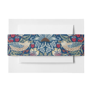 Bandeau De Faire-part Morris - Vintage fraise Thief motif floral