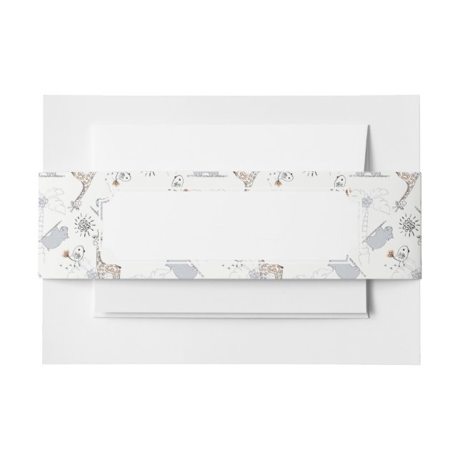 Bandeau De Faire-part motif 2 de griffonnage (Devant Example)