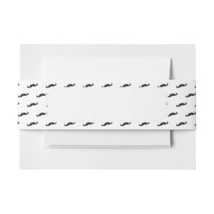 Bandeau De Faire-part Motif 2 de hippie de moustache