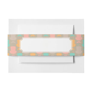 Bandeau De Faire-part Motif 2 de moustache