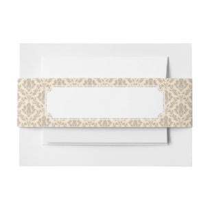 Bandeau De Faire-part Motif 3 de damassé