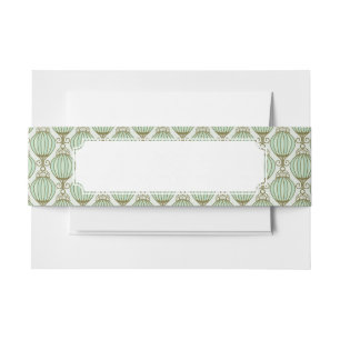 Bandeau De Faire-part Motif bleu de Motton