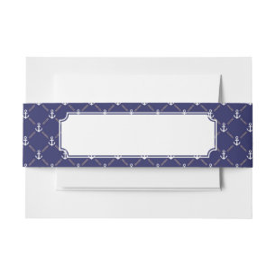 Bandeau De Faire-part Motif d'Ancre