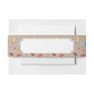 Bandeau De Faire-part Motif de café