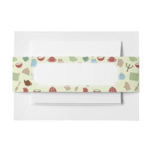 Bandeau De Faire-part Motif de cuisine