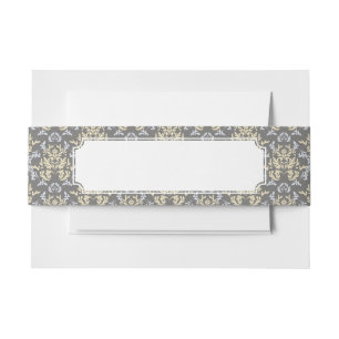 Bandeau De Faire-part Motif de damassé