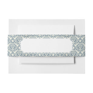 Bandeau De Faire-part Motif de damassé sur l'arrière - plan 2 de
