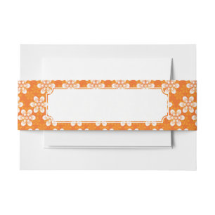 Bandeau De Faire-part Motif de fleurs