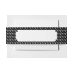 Bandeau De Faire-part Motif de grille en métal - arrière - plan
