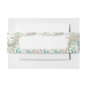 Bandeau De Faire-part Motif de jardin