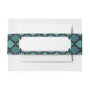 Bandeau De Faire-part Motif de mosaïque dans le style arabe