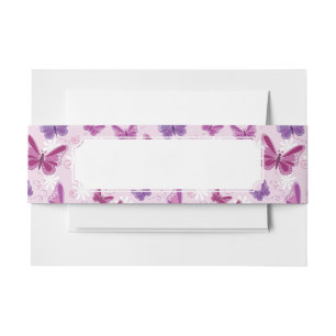 Bandeau De Faire-part motif de papillon 2