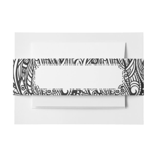 Bandeau De Faire-part Motif ethnique 3 (Devant Example)