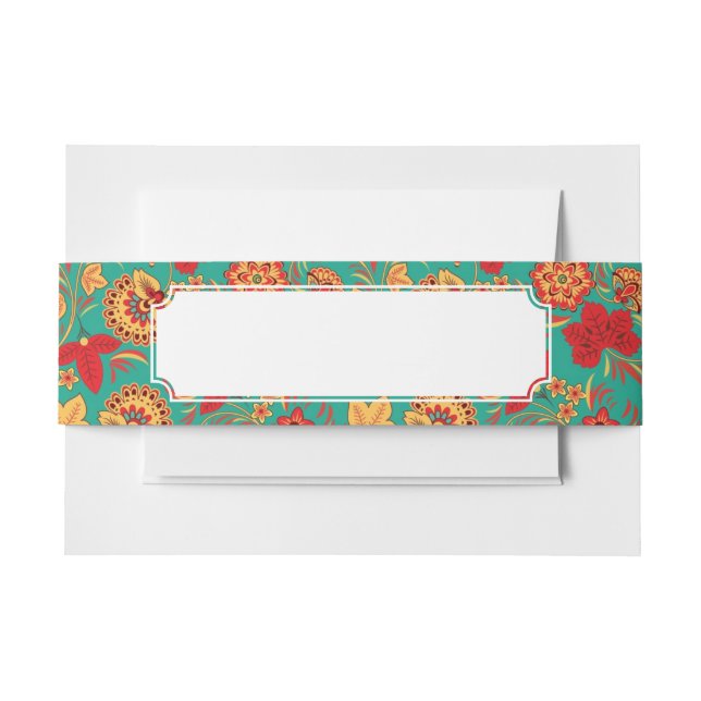 Bandeau De Faire-part Motif floral 2 (Devant Example)