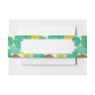 Bandeau De Faire-part Motif floral 2