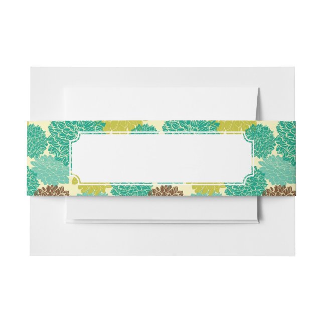 Bandeau De Faire-part Motif floral 2 (Devant Example)