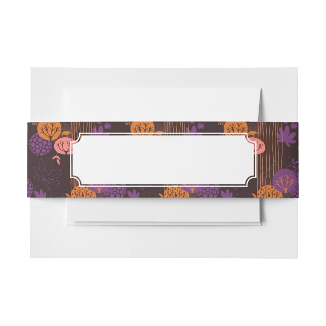 Bandeau De Faire-part Motif floral 2 3 (Devant Example)