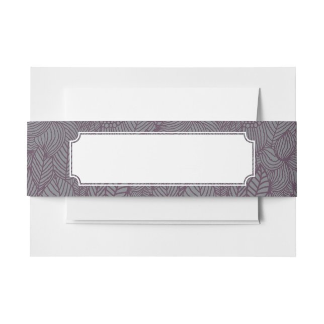 Bandeau De Faire-part Motif floral 3 (Devant Example)