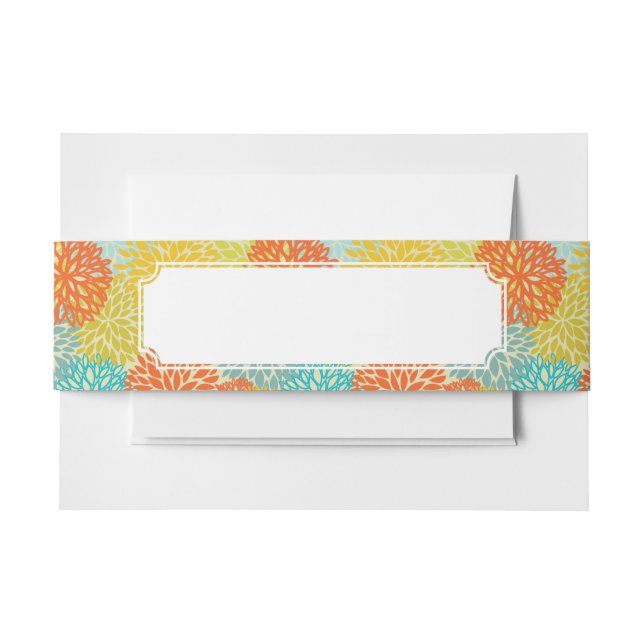 Bandeau De Faire-part Motif floral 3 (Devant Example)