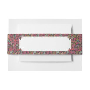 Bandeau De Faire-part Motif floral 4