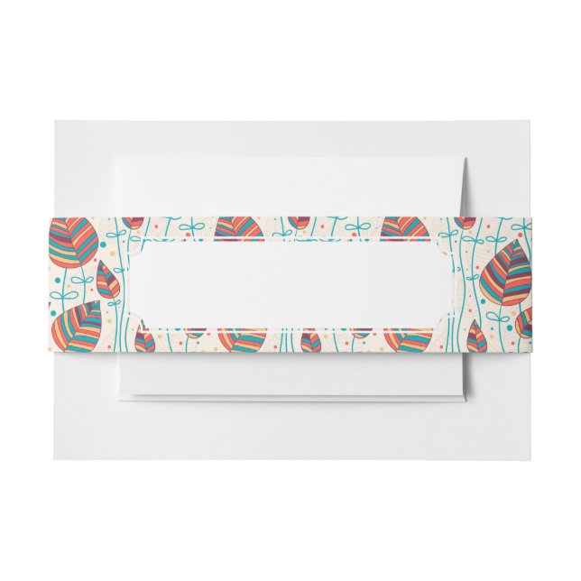 Bandeau De Faire-part Motif floral 5 2 (Devant Example)