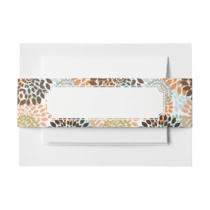 Bandeau De Faire-part Motif floral 7