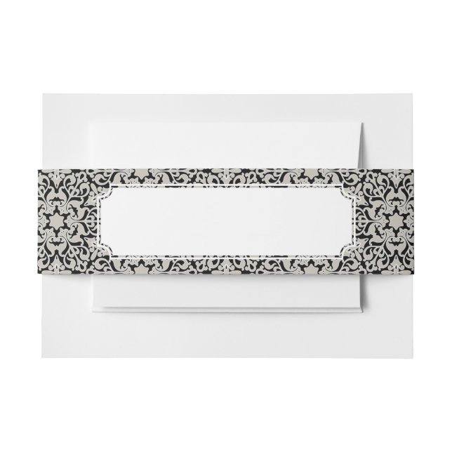 Bandeau De Faire-part Motif floral arabe (Devant Example)