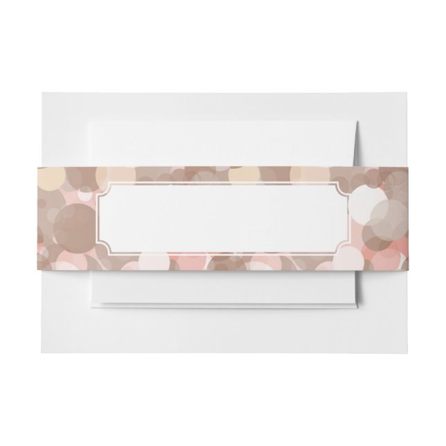 Bandeau De Faire-part Motif simple - cercles (Devant Example)