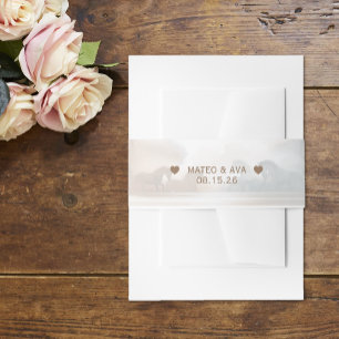 Bandeau De Faire-part Nature Hors Faire-part de mariage Bande de ventre