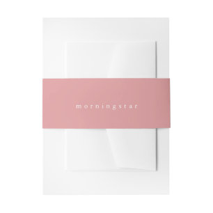 Bandeau De Faire-part Nom de famille tout simplement profond