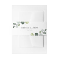 Noms personnalisés Eucalyptus Mariage vert