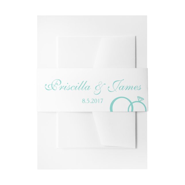 Bandeau De Faire-part Nous faisons le mariage (Devant example)