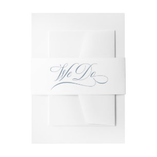 Bandeau De Faire-part Nous nous marions Calligraphie de mariage blanc
