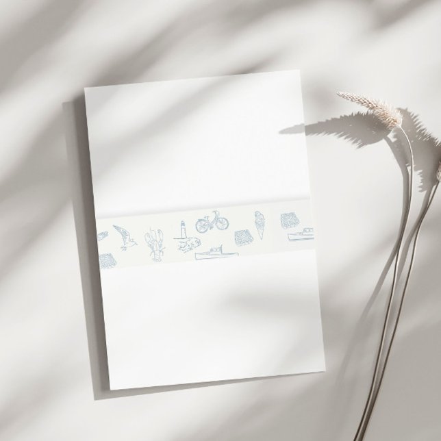 Bandeau De Faire-part Nouvelle-Angleterre (Créateur téléchargé)