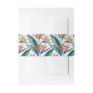 Bandeau De Faire-part Oiseau tropical du Paradis motif