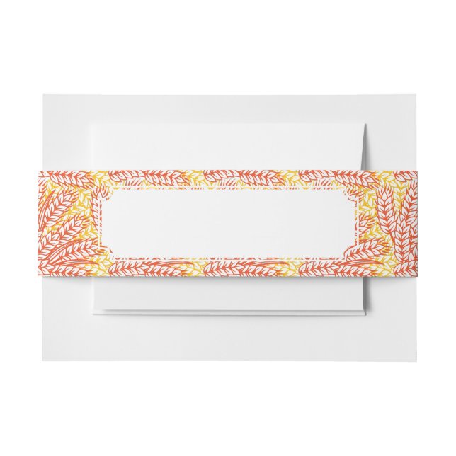 Bandeau De Faire-part Ornement avec des oreilles de blé (Devant Example)