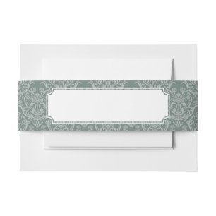 Bandeau De Faire-part Papier peint floral vert