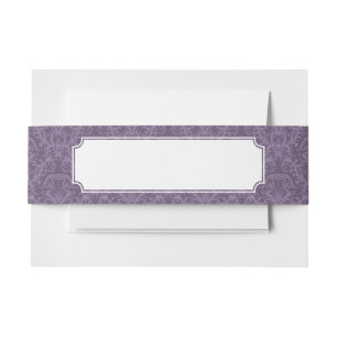 Bandeau De Faire-part Papier peint pourpre de luxe