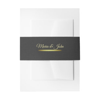 Bandeau De Faire-part papillons Invitation Bande de ventre