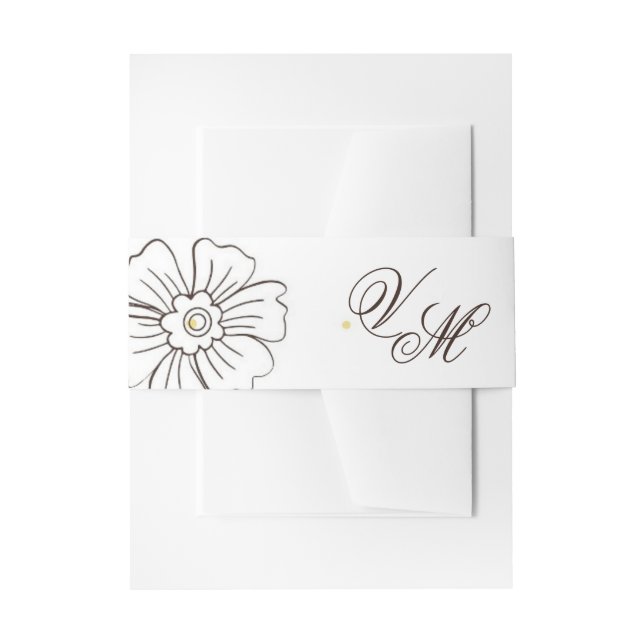 Bandeau De Faire-part Parcourir le Mariage Amour (Devant example)