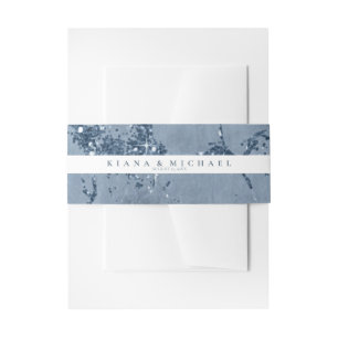 Bandeau De Faire-part Parties scintillant en pierre Mariage bande Dusty