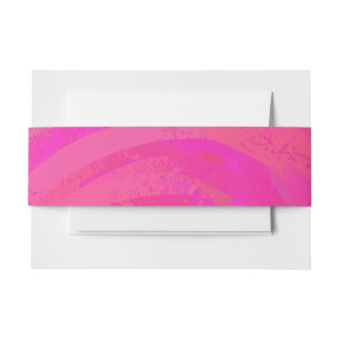 Bandeau De Faire-part Passion rose