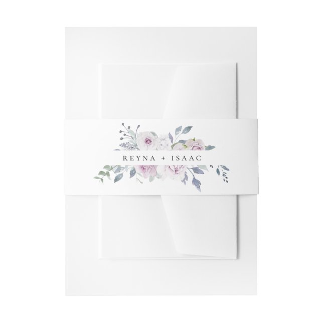 Bandeau De Faire-part Pastel Garden Floral Mariage (Devant example)