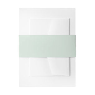 Bandeau De Faire-part Pastel Sage Green