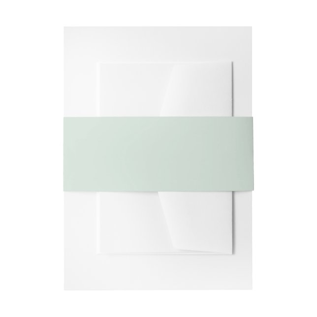Bandeau De Faire-part Pastel Sage Green (Devant example)